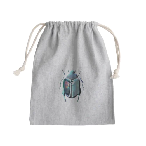 コスモコガネムシ Mini Drawstring Bag