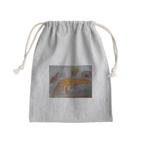 レオパのみかんちゃん Mini Drawstring Bag