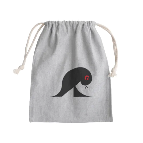 黄金比パイソン Mini Drawstring Bag