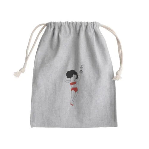 ツチンナカキちゃん Mini Drawstring Bag