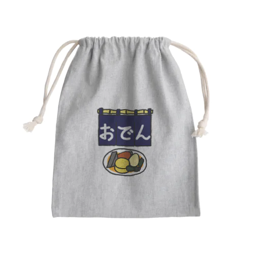 のれん_おでん1906 Mini Drawstring Bag