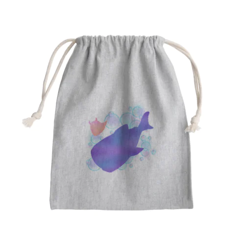 ハリスパ🛁シルエットバブル Mini Drawstring Bag