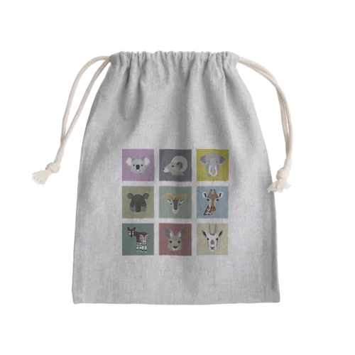 草食動物 Mini Drawstring Bag