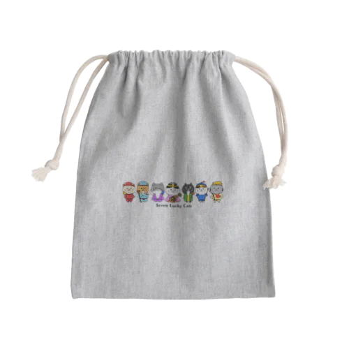 七福猫 Mini Drawstring Bag