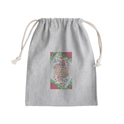 まいらんタロット(裏面) Mini Drawstring Bag