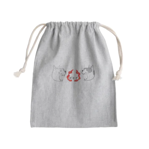 BＧ対決 Mini Drawstring Bag