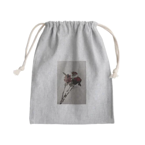 ドライフラワー Mini Drawstring Bag