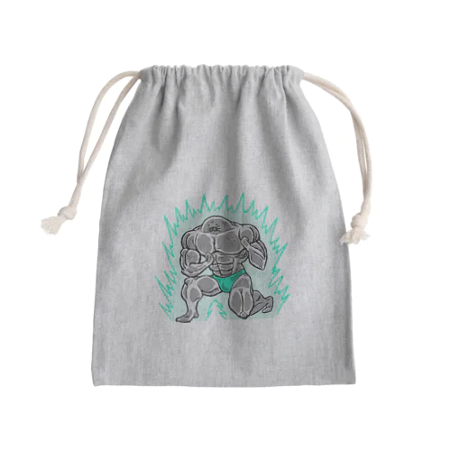 足ザラシ"マッチョ" Mini Drawstring Bag