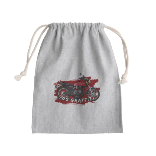 70's GRAFFITI(ヨンフォア) Mini Drawstring Bag