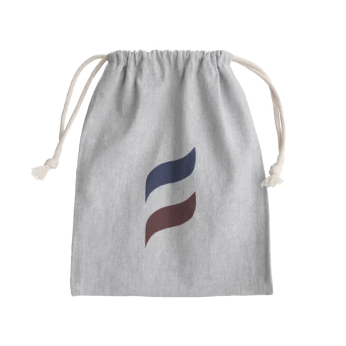 サインポールとおひげ Mini Drawstring Bag