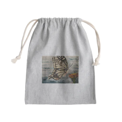 アゲハ蝶 Mini Drawstring Bag