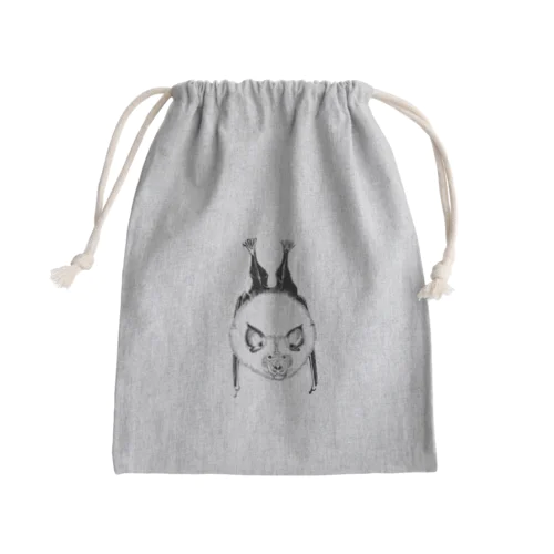 キクガシラコウモリ１匹 Mini Drawstring Bag