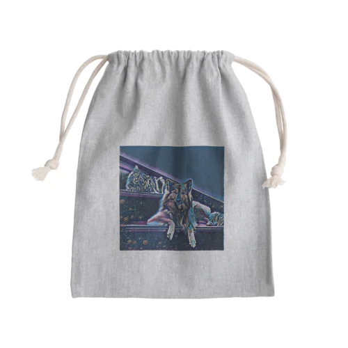 むくむに  - 月光ver. - Mini Drawstring Bag