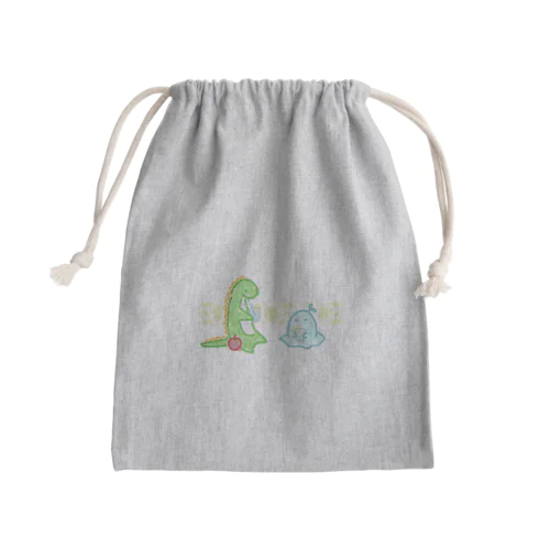 レモンソーダを嗜む Mini Drawstring Bag