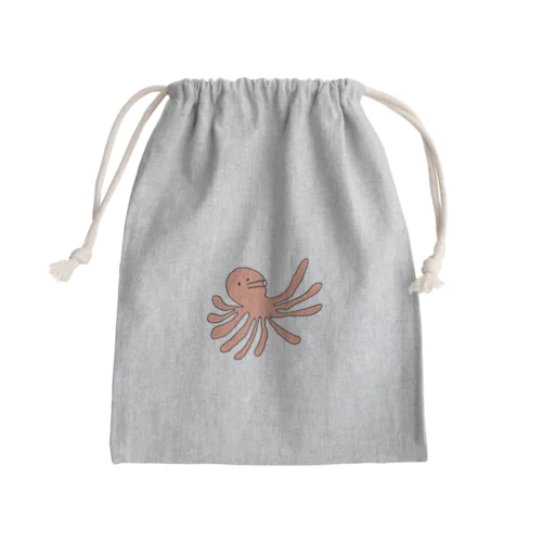 たこくん Mini Drawstring Bag