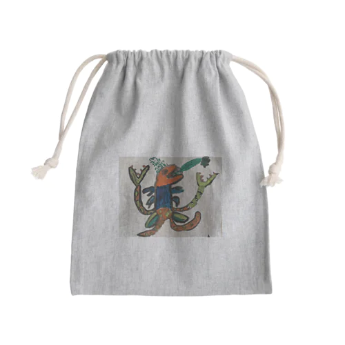 ザザザんが Mini Drawstring Bag