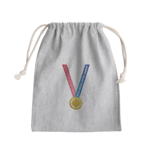 我が家の金メダリスト Mini Drawstring Bag