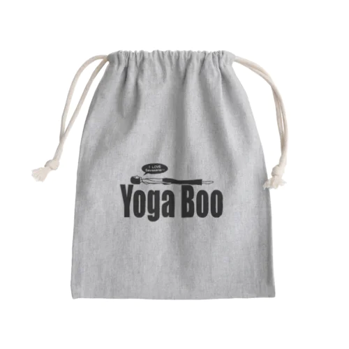 YOGA BOOブラック Mini Drawstring Bag