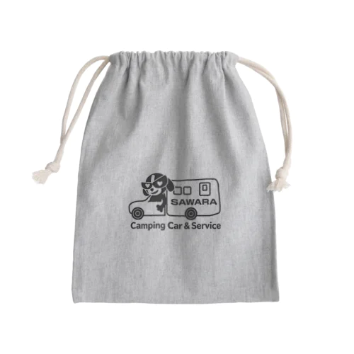 佐原自動車　キャンピングカーロゴ Mini Drawstring Bag