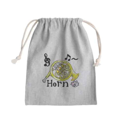 大好きホルン Mini Drawstring Bag