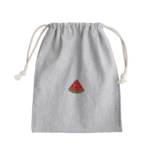 大人だってスイカ着たい Mini Drawstring Bag