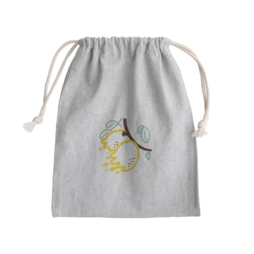 かりん Mini Drawstring Bag