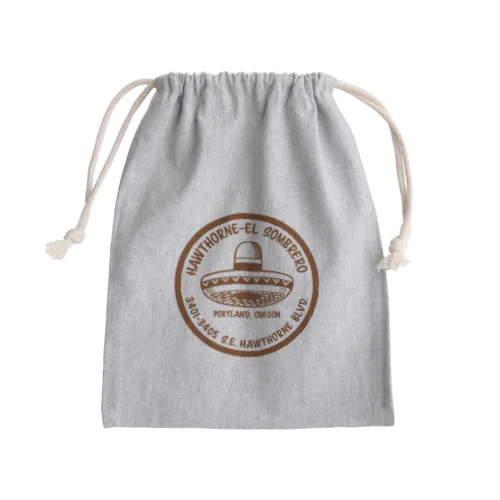 El Sombrero Restaurant Mini Drawstring Bag