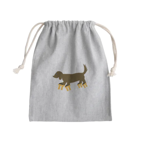 高下駄を履いた犬 Mini Drawstring Bag