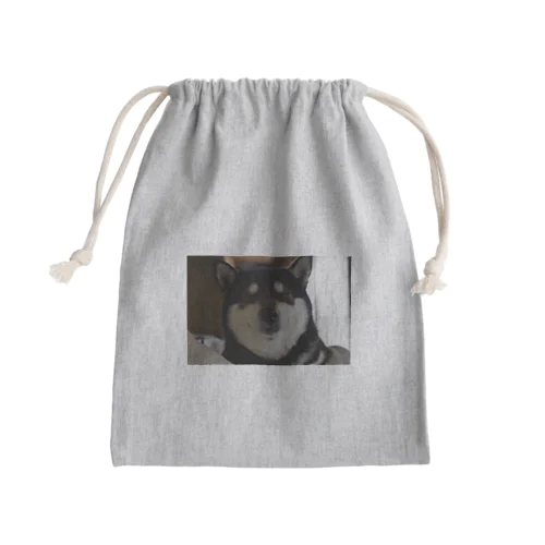 お犬様 Mini Drawstring Bag