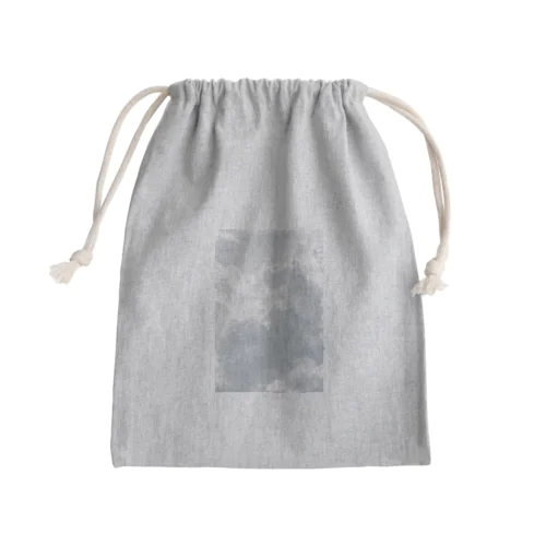 真っ白雲 Mini Drawstring Bag