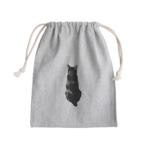 近所のクロ Mini Drawstring Bag