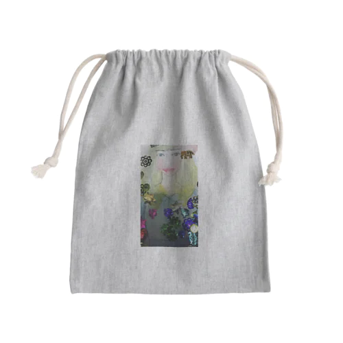 キラキラ金髪少女時代 Mini Drawstring Bag