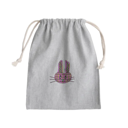 うさぎ私的シリーズ Mini Drawstring Bag