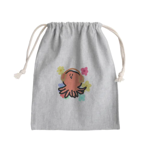 今夜の夕飯 Mini Drawstring Bag