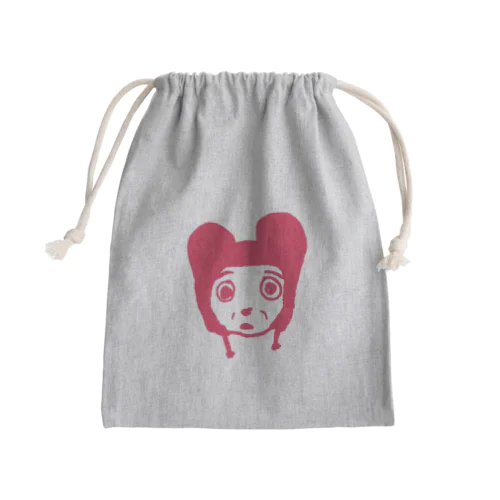 capピンク Mini Drawstring Bag