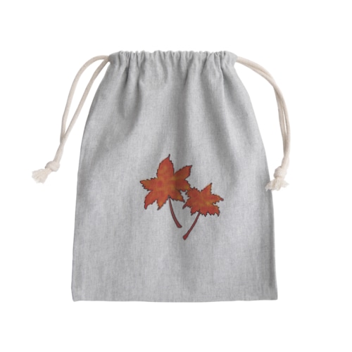 紅葉 Mini Drawstring Bag