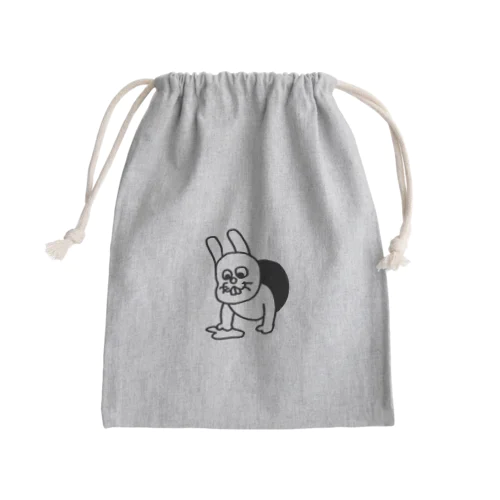 おそうじうさぎ Mini Drawstring Bag