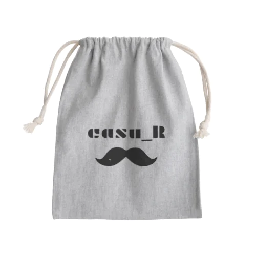 cusu_R "オジ髭"シリーズ Mini Drawstring Bag