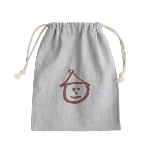 サンタのさんた Mini Drawstring Bag