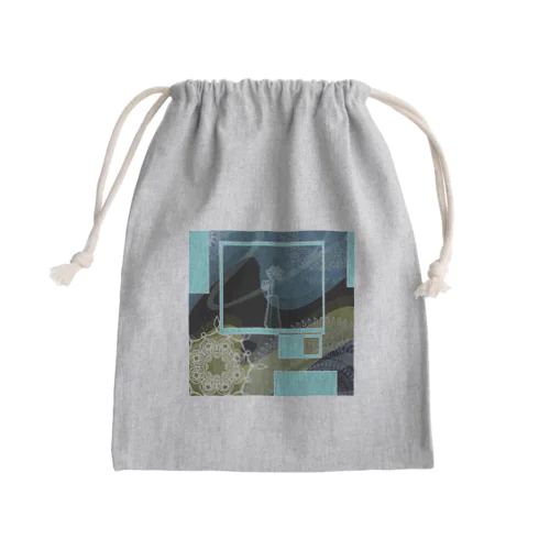 花瓶の夜 Mini Drawstring Bag