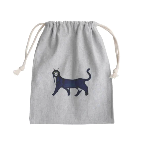 ハチワレねこ Mini Drawstring Bag