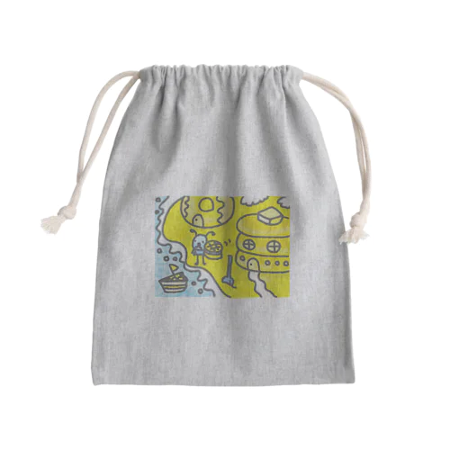 ホットオケーキ海岸管理人　アーリン大佐 Mini Drawstring Bag