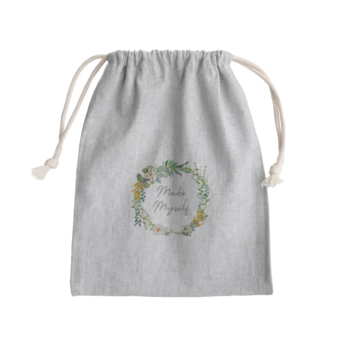 make  myself with yoganohi Mini Drawstring Bag