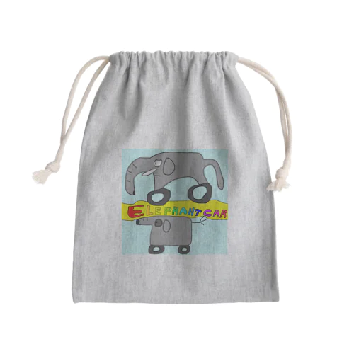 エレファントカー1号・2号 Mini Drawstring Bag