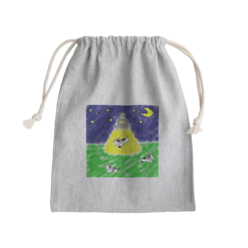 うしさんどこいっちゃうんだ Mini Drawstring Bag