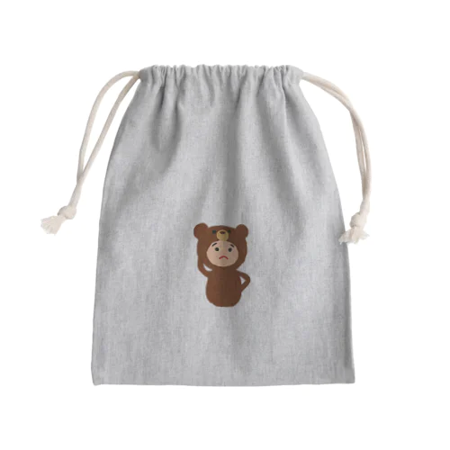 くまったなをみちゃん Mini Drawstring Bag