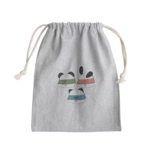 ゆる動物イラスト Mini Drawstring Bag