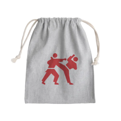 41-空手 組手 Mini Drawstring Bag