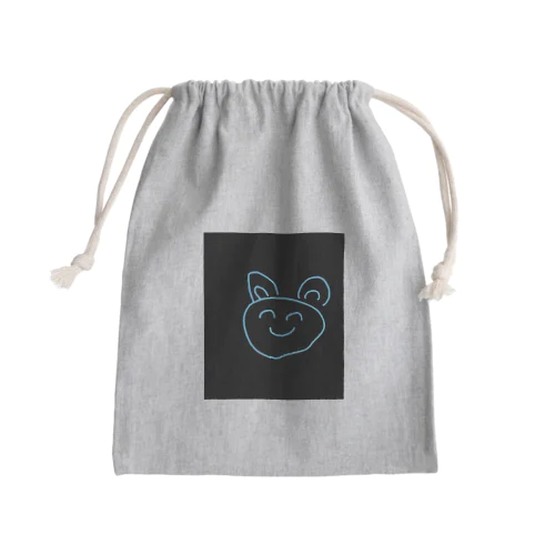 くまさん Mini Drawstring Bag