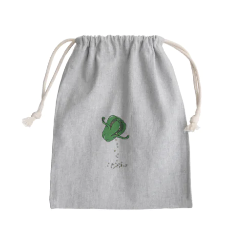 ピーマン Mini Drawstring Bag